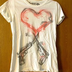 Smoking Gun Heart T-Shirt